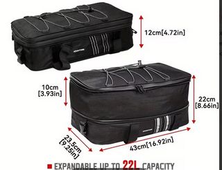 3 Borse Posteriori BMW R 1200/1250/1300GS