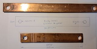 PLETINAS DE COBRE PURO