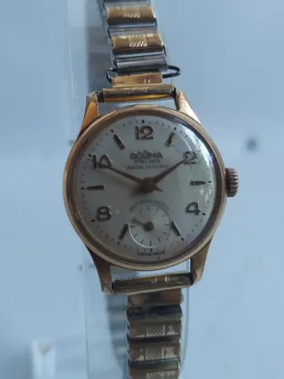 Reloj Dogma Prima Ancre 15 Rubies Bañado Oro