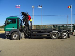 MAN TGS 26 480-CAMIONES GANCHO+GRUA