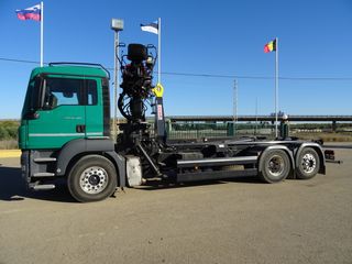 MAN TGS 26 480-CAMIONES GANCHO+GRUA