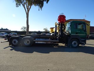 MAN TGS 26 480-CAMIONES GANCHO+GRUA