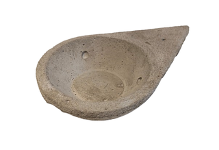 Sahumador Artesanal Cemento Triangular