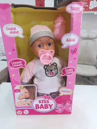 Muñeca Kiss Baby con accesorios