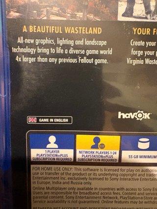 4 Giochi PS4 Sigillati - Fallout, final fantasy