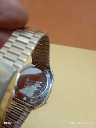 Reloj Digital Ricoh Dorado y Plateado