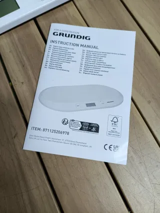 Grundig Bascula Bebe Digital - Bascula para Bebes