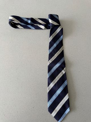 Corbata infantil rayas azules