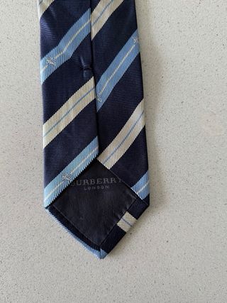 Corbata infantil rayas azules