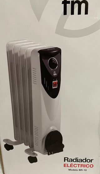 Radiador Eléctrico FM 1000W. Nuevo.