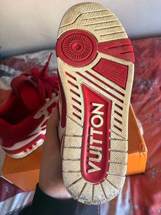 Scarpe Louis Vuitton Rosse e Bianche