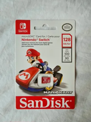 Tarjeta microSDXC SanDisk 128GB Nintendo Switch