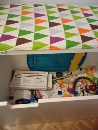 Banco juguetero Ikea blanco