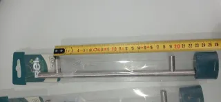 2 Tiradores Acero Inoxidable Armario