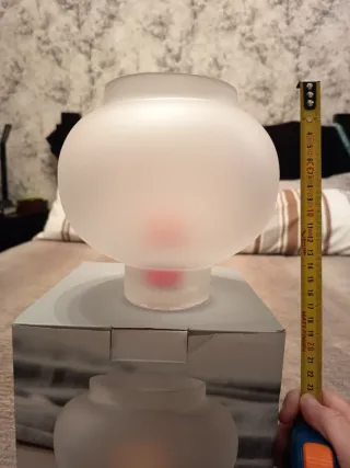 Portavelas de cristal SATINO