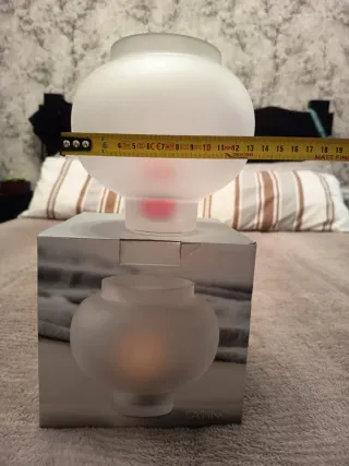 Portavelas de cristal SATINO