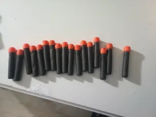 17 balas para pistola de juguete