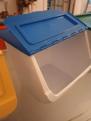 Pack 3 Cubos Reciclaje Apilables