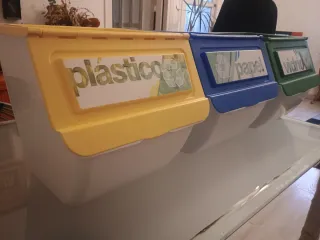 Pack 3 Cubos Reciclaje Apilables