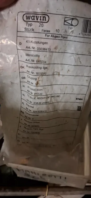 Raccorderia a pressare Wavin