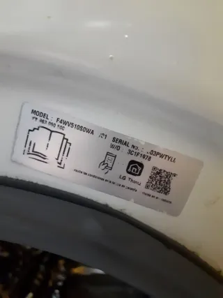 Lavadora LG ThinQ 10.5kg