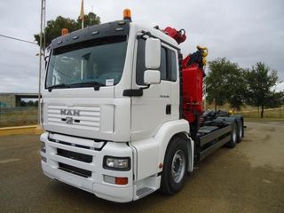 MAN TGA 26 360-CAMIONES GANCHO+GRUA