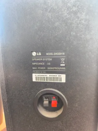 Altavoces LG TV Negro