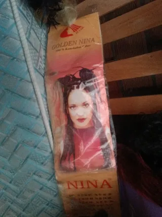 Pelucas Carnaval Golden Nina