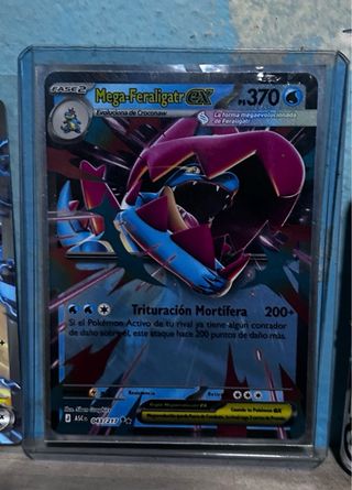 Carta Pokémon Mega-Feraligatr EX Fase 2 Hereos asc