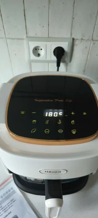 Freidora de aire Haeger Air Glass 4.5L