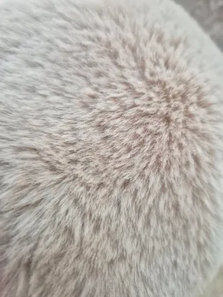 Abrigo corto fiesta beige M