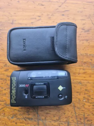Cámara Polaroid 3000AF Analógica Negra