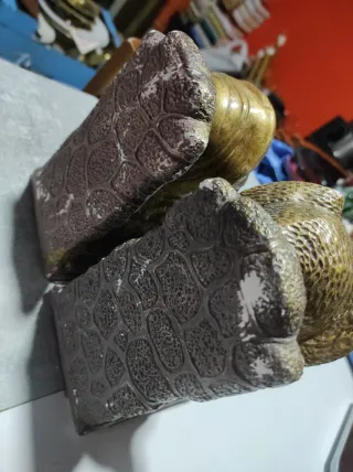 2 Apoyalibros Don Quijote y Sancho Vintage