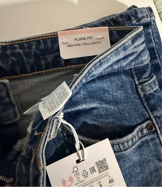 Pull&Bear Jeans Flare Talla S/36/8 Nuevos