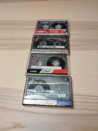 Lote 4 Cassettes para Diana