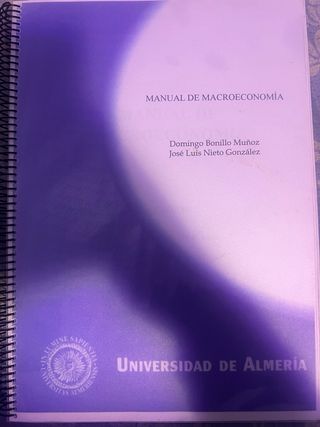 Libro de macroeconomía universidad de almeria