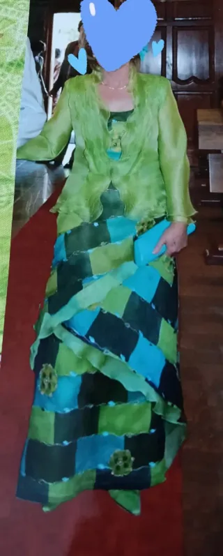 Vestido de organza José González