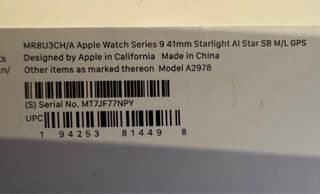Apple Watch Series 9 41mm GPS