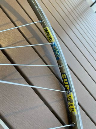 Llantas Mavic Reflex SUP eje Shimano 600 tricolore