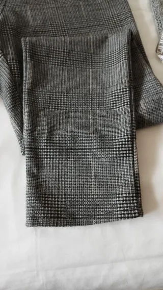 Pantalón de cuadros mujer