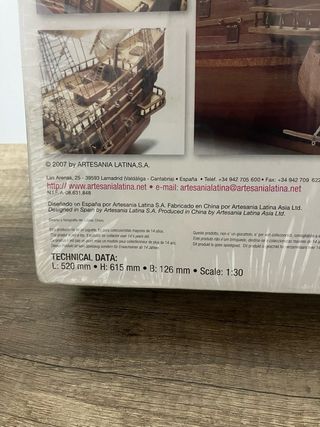 Maqueta Barco Madera San Juan Galeón Español S.XVI