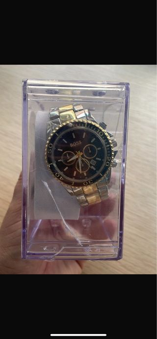 Reloj BOSS Cronógrafo Acero y Oro