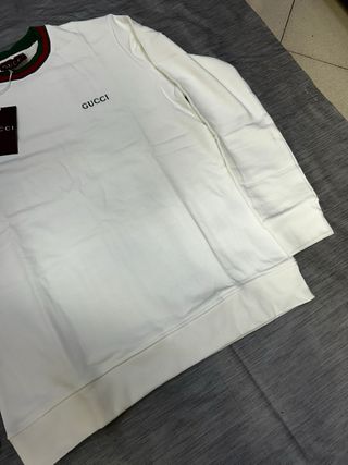 Felpa Gucci Bianca Nuova Taglia Unica