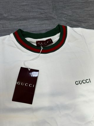 Felpa Gucci Bianca Nuova Taglia Unica