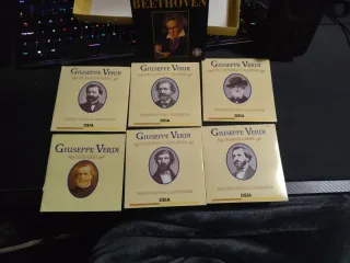 CDs Giuseppe Verdi y Beethoven