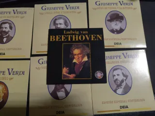 CDs Giuseppe Verdi y Beethoven