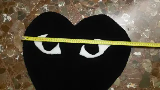 Alfombra Tufting Corazón Comme des Garçons