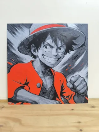 One Piece Monkey D. Luffy Rufy - Hueforge 20x20cm
