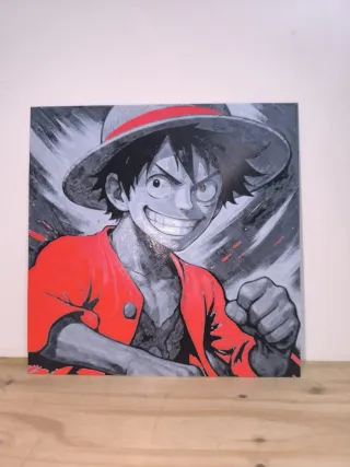 One Piece Monkey D. Luffy Rufy - Hueforge 20x20cm