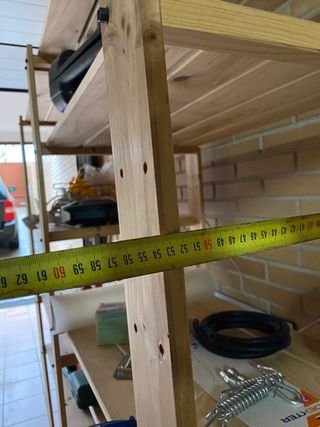 2 Estanterías  modulares pino Ikea